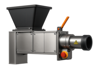 Continuous-feed briquetting press with a modular design for scalable operations in a large-scale sawdust processing facility