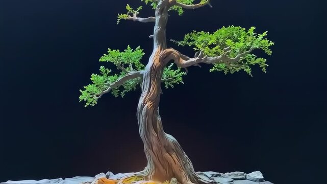 dead tree in the snow