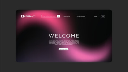 Obraz premium Welcome to our vibrant business website, explore our modern platform for innovative solutions today