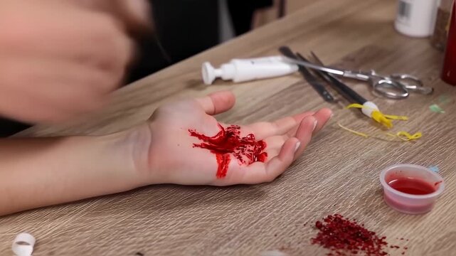 Applying Realistic Wound Effects: DIY Makeup Tutorial