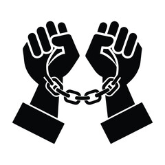 hand with handcuffs