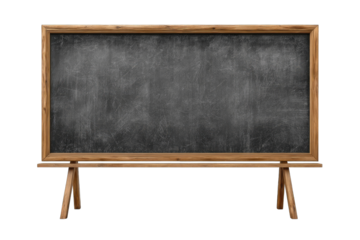 A simple wooden framed chalkboard