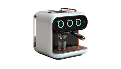 Modern compact coffee machine