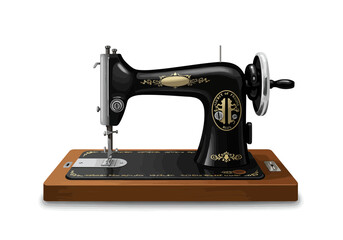 Vintage Sewing Machine for Tailoring, Embroidery, Quilting, Upholstery, Leatherwork, Handcrafted Stitching, Retro Home Décor, Antique Collector Tool