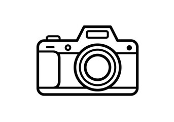 Camera Icon for Photography, Digital Imaging, DSLR, Vintage Film, Professional Shots, Creative Design, Photo Editing, Graphic Symbol, Multimedia Art