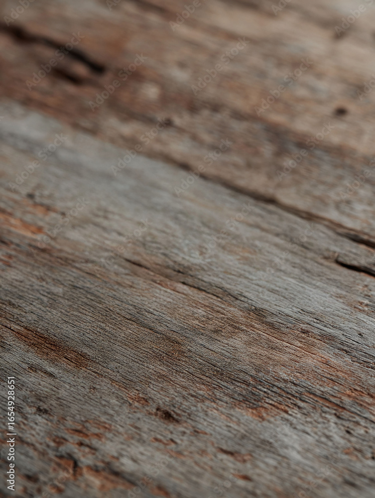 Poster distressed wood texture with a shallow depth of field evokes age rustic charm. perfect for backgroun