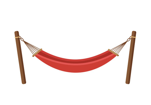 Hammock Illustration for Relaxation, Outdoor Furniture, Summer Rest, Garden Lounging, Beach Vibes, Camping Gear, Cozy Swing Bed, Leisure Design