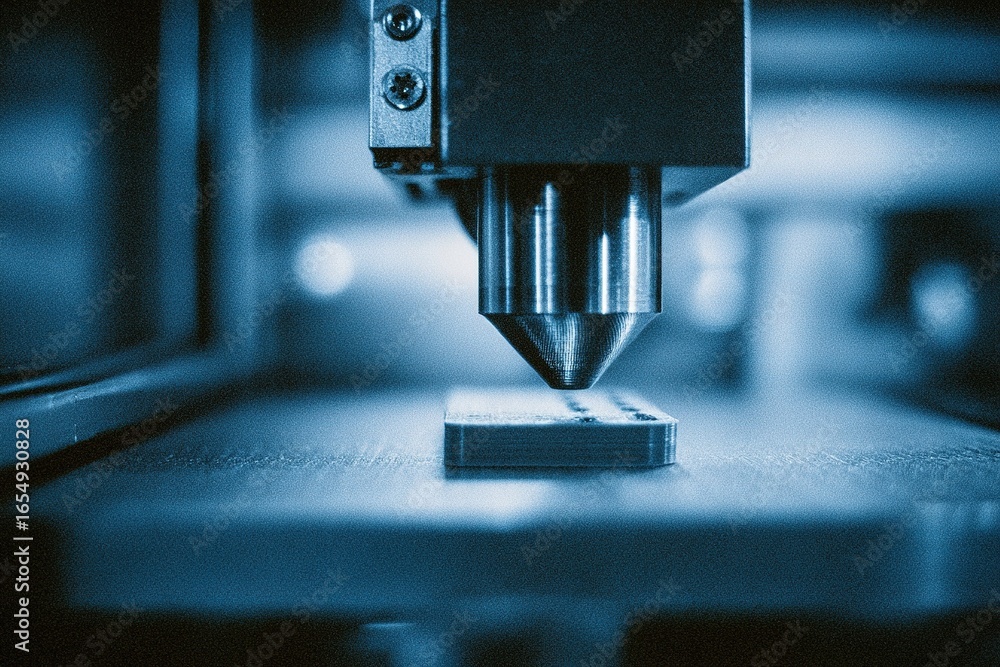 Poster precision manufacturing process using advanced 3d printing technology in a modern industrial setting