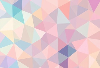 Abstract pastel triangle geometric pattern, seamless background design , minimal, graphics