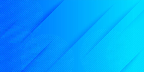 Obraz premium Abstract blue background with diagonal lines. Dynamic shapes composition.
