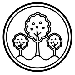 Minimal Tree Sticker Pack