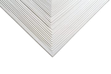 Close-up of textured white material