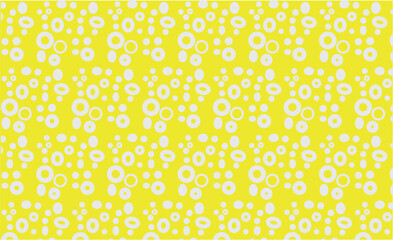 seamless pattern with white flower deco