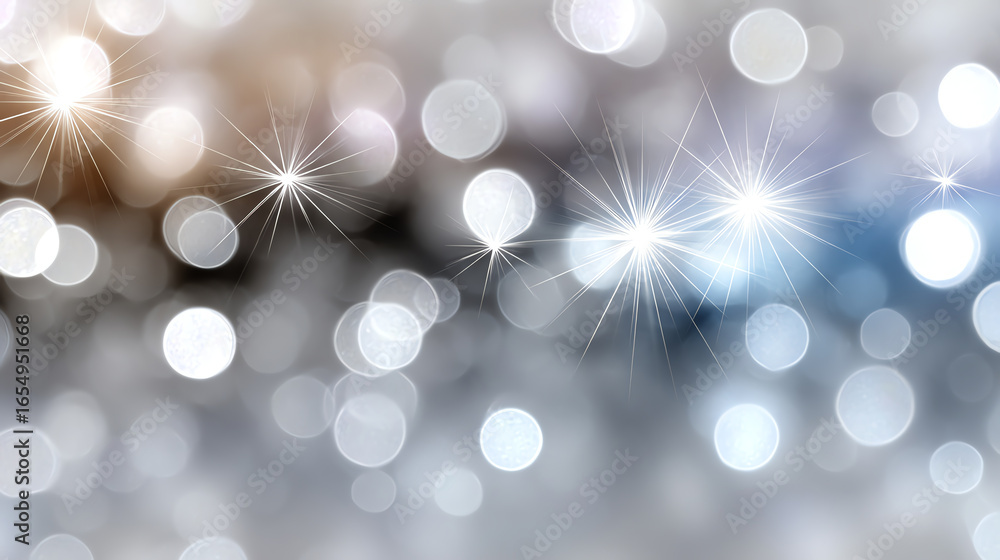 Poster a captivating abstract background filled with shimmering bokeh lights, evoking a sense of magic and 