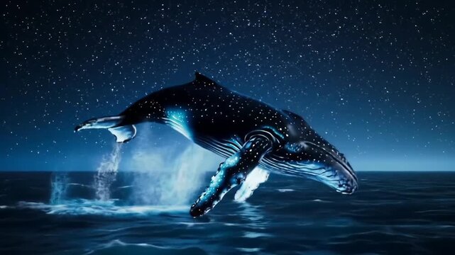 leopard in the sea