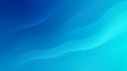 Abstract fluid waves background, blue-turquoise palette, minimal, clean corporate 16:9