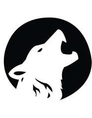 vector silhouette of a whale