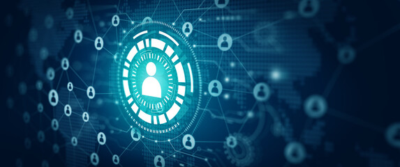 Digital HR Recruitment Business concept.