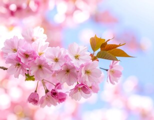 Obraz premium Spring blossoms in soft focus