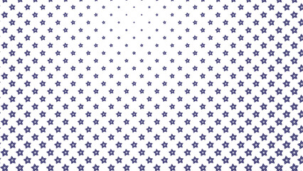 Vector of illustration of blue star pattern fading on