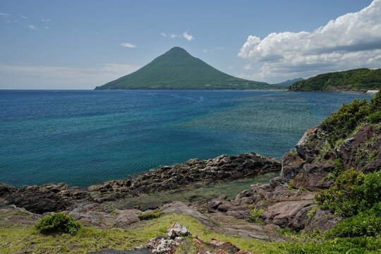 Kaimondake, Cape Nagasakibana, Satsuma Peninsula, Japan