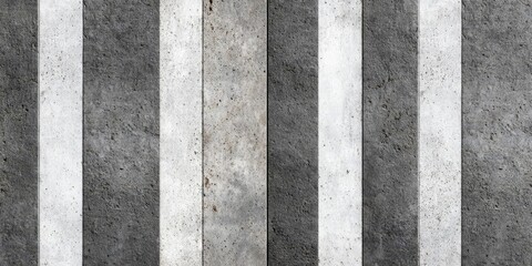 Abstract Geometric Pattern with White Lines on Grey Concrete Surface