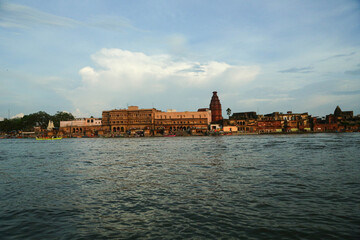 Boat riding view in Ancient Shri Yamuna Temple ghat view, Vrindavan, Mathura, Uttar Pradesh, India. Ancient Shri Yamuna Temple ghat view, Vrindavan, Mathura, Uttar Pradesh, India.8 April 2025
