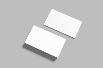 Vertical Business Card Mockup Blank Design