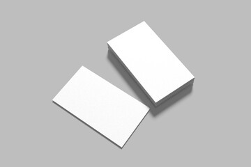 Vertical Business Card Mockup Blank Design