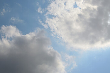 blue sky with clouds