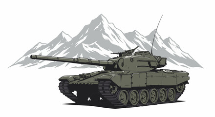 russian military tank