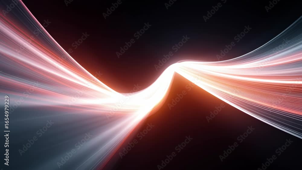 Sticker abstract composition of colorful light shapes merging in a modern style for creative designs