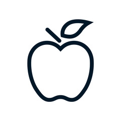 Apple icon, Vector logo sign, Illustration, shape, design, UX UI icon, editable eps