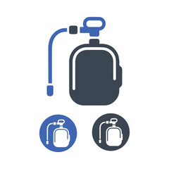 Resuscitator / oxygen symbol