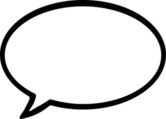 Black Outline speech bubbles. communication concept, Speak bubble text, vector set of flat message bubbles show chat bubble or dialog boxes, Vector Illustration !