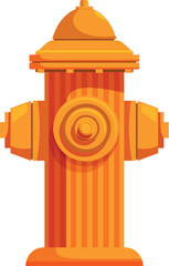 Yellow fire hydrant standing ready for use in case of fire emergency, ensuring quick access to water for firefighters