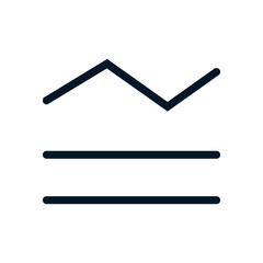 Financial pressure icon, Vector logo sign, Illustration, shape, design, UX UI icon, editable eps