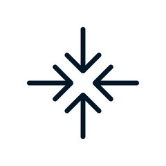 Impact icon, Vector logo sign, Illustration, shape, design, UX UI icon, editable eps