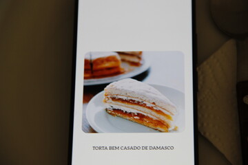 Torta de Damasco - apricot pie.