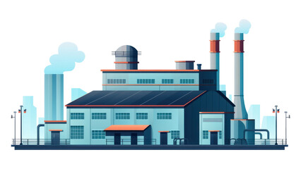 Obraz premium PNG Factory architecture building technology.