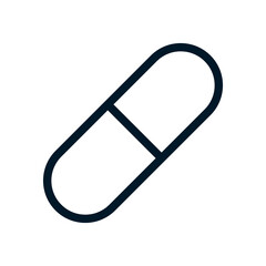 Medication icon, Vector logo sign, Illustration, shape, design, UX UI icon, editable eps
