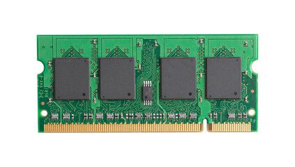 RAM Chip for Laptop isolated on a white background