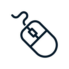 Mouse icon, Vector logo sign, Illustration, shape, design, UX UI icon, editable eps