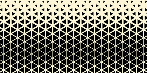Halftone triangles pattern. Abstract geometric gradient background. Vector illustration, EPS 10. Vector illustration. Eps10