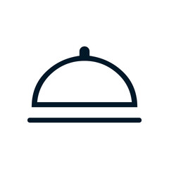 Room service icon, Vector logo sign, Illustration, shape, design, UX UI icon, editable eps