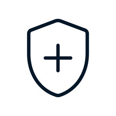 Security icon, Vector logo sign, Illustration, shape, design, UX UI icon, editable eps