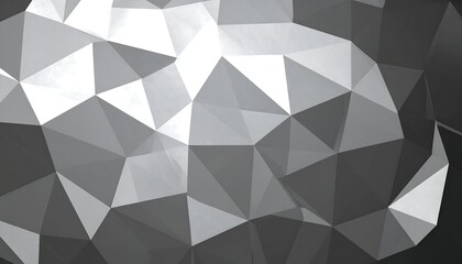 Obraz premium Abstract polygonal pattern shines with light and shadow, creating a modern and geometric texture for artistic and technological applications.