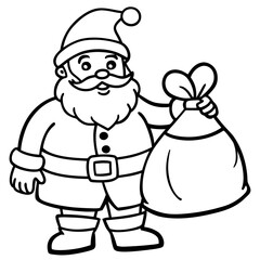 Simple Santa Illustration