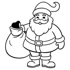 Simple Santa Illustration