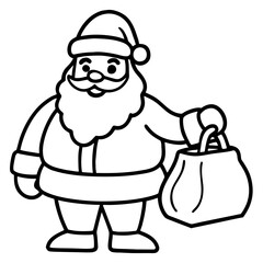 Simple Santa Illustration